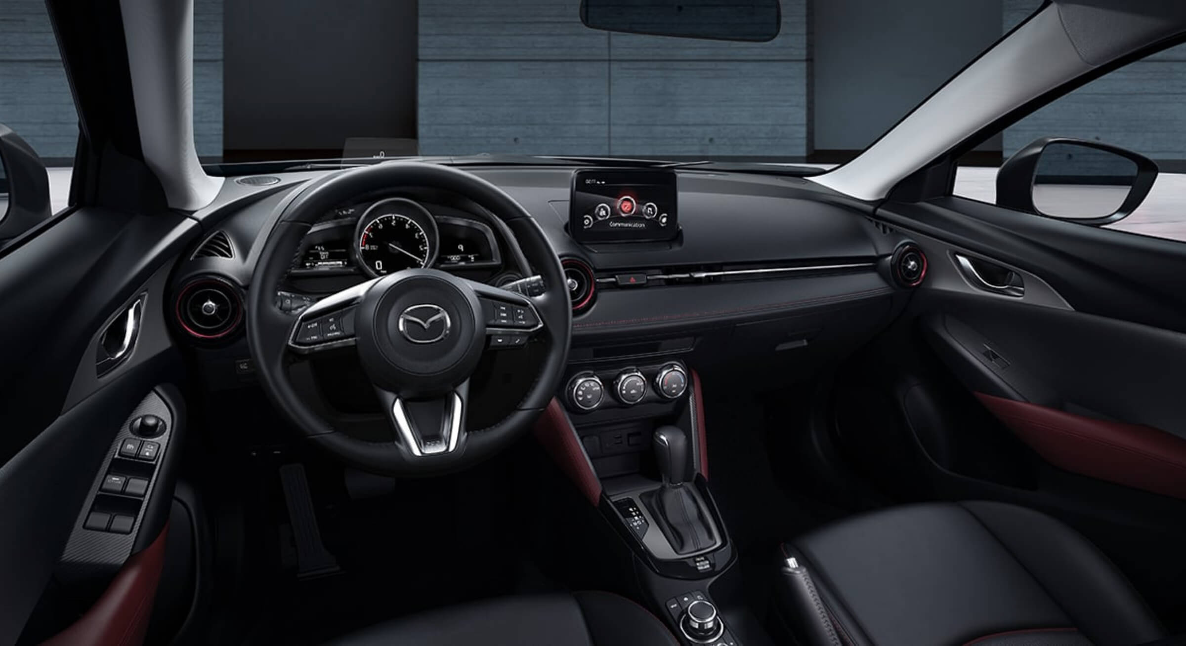 Mazdacx3-Black Leatherette