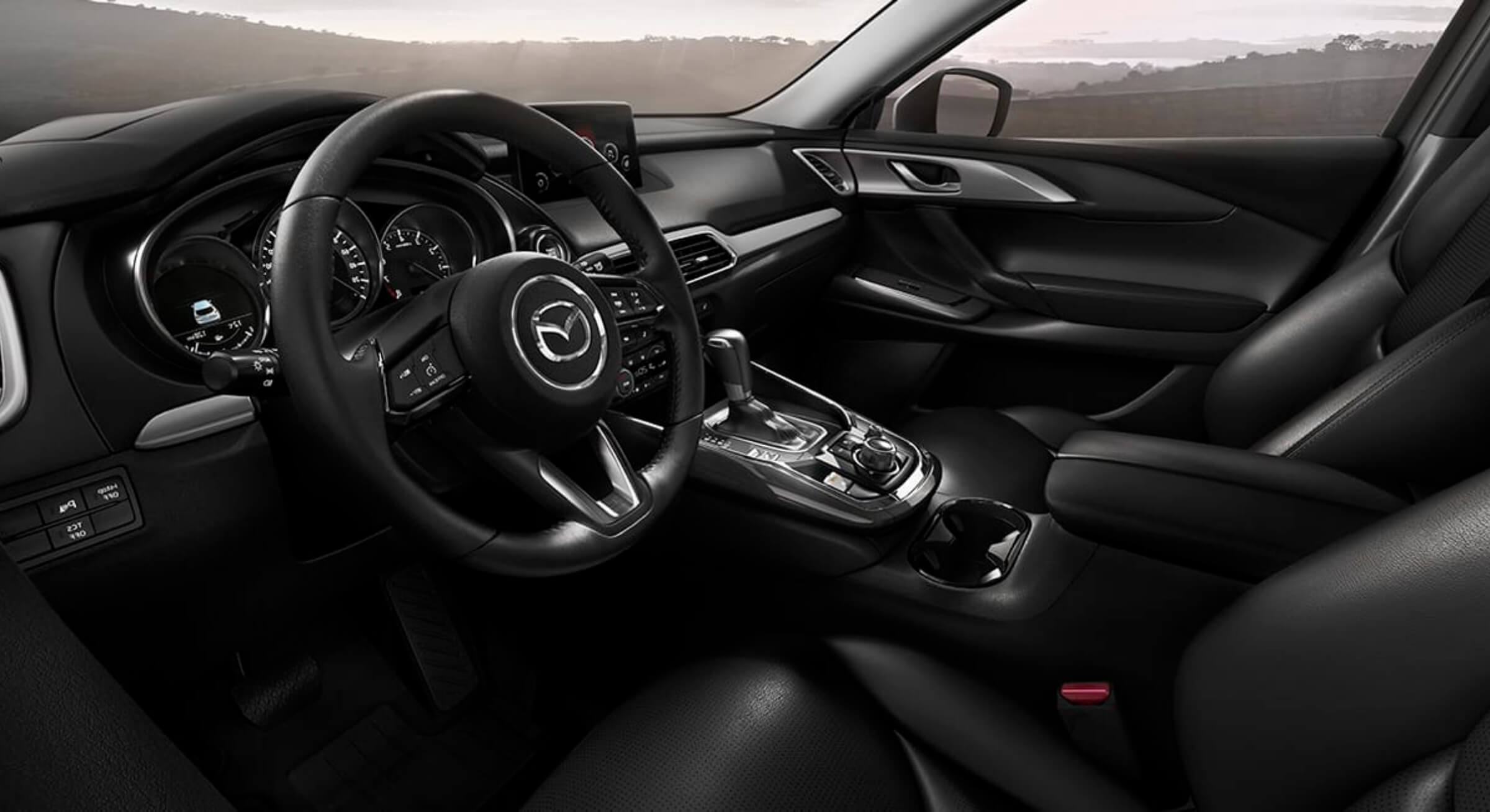 Mazdacx9-Black Leatherette